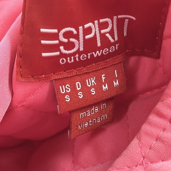 Esprit Outerwear Reversible Spring Zippered Quilted Jacket Floral Small NWOT - Picture 11 of 11
